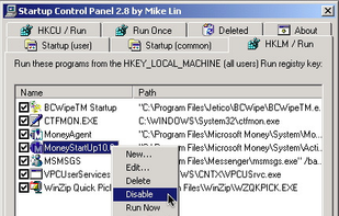 Startup Control Panel screenshot 1