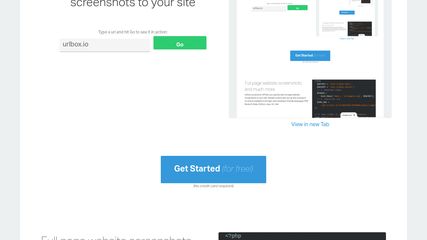 urlbox.io full page website screenshots as a service