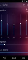 These are the sound settings in Tune
