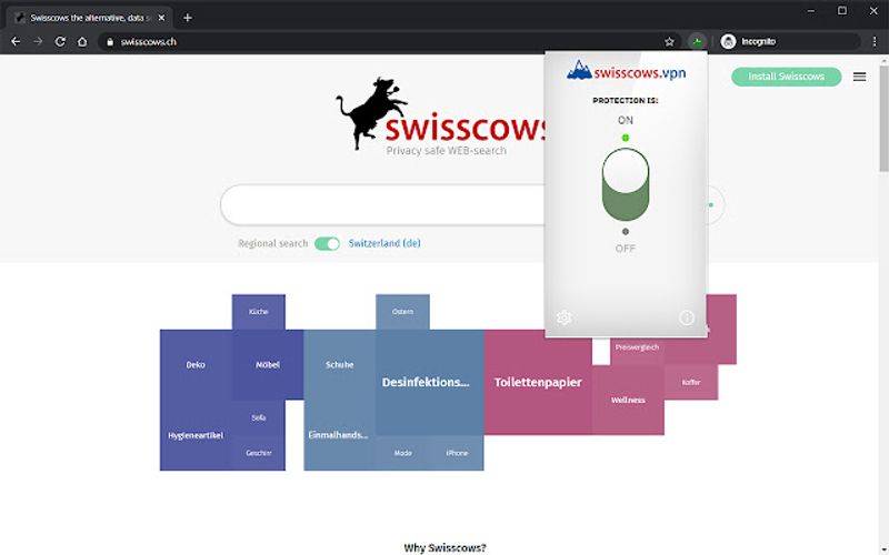 Swisscows VPN: Reviews, Features, Pricing & Download