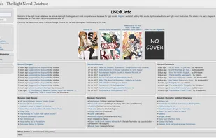 The Light Novel Database screenshot 1