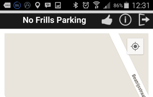 I'm standing at the blue dot and marker, my car is parked by the green marker.