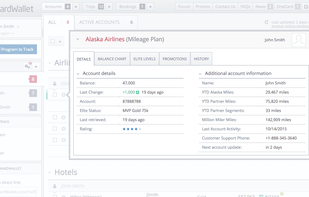 Accounts details (website version)