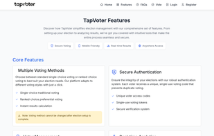 TapVoter screenshot 3