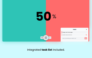 Features a to-do list that only displays your top relevant tasks and automatically removes the completed ones.
