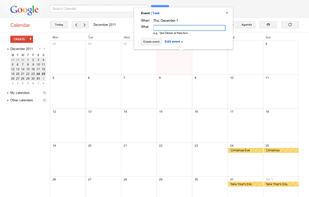 Google Calendar screenshot 2