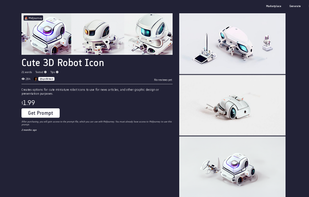 PromptBase screenshot 2