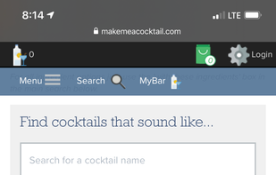 Make Me a Cocktail screenshot 1