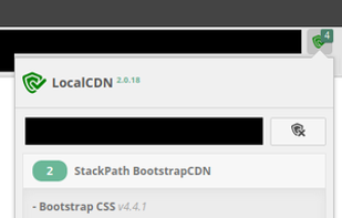 LocalCDN screenshot 1