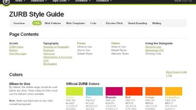 Zurb Style Guide