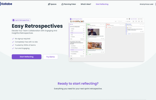 Sprint Retrospectives landing page