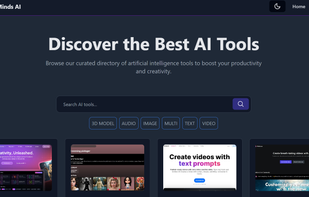 CreativeMindsAI dark mode