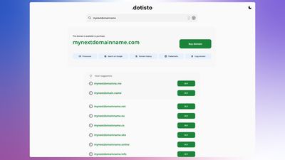 .dotisto domain search results