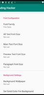 Different Font Configurations