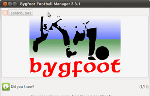 Bygfoot Football Manager screenshot 1