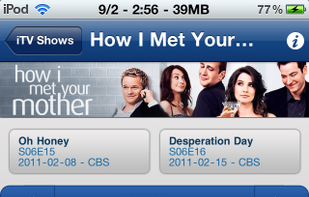 iTV Shows screenshot 1