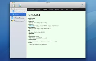 GitStatX screenshot 1