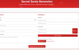 Secret Santa Generator screenshot 1
