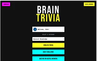 Brain trivia screenshot 1