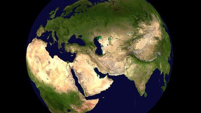 Blue Marble: View of the eastern hemisphere