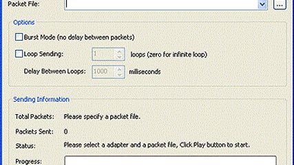 Colasoft Packet Player screenshot 1