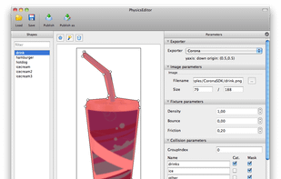 PhysicsEditor screenshot 1