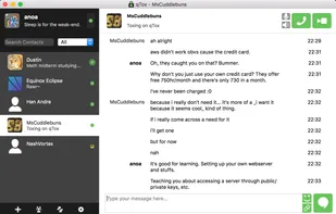 qTox. A Tox client developed in C++ with the Qt framework