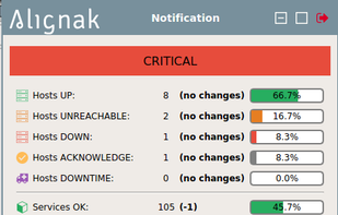 Desktop app notification
