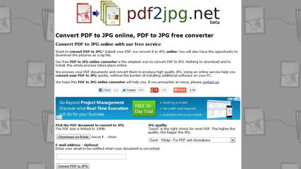 Pdf2Jpg.net screenshot 1