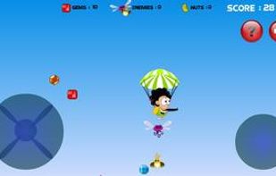 Sky Diving Ninja screenshot 2