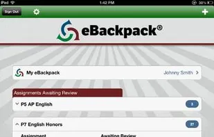 eBackpack screenshot 3