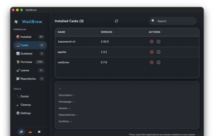 WailBrew screenshot 1