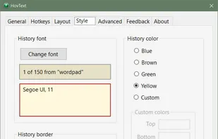 HovText screenshot 1