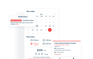 Origin booking platform screenshot 1