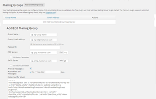 Mailing Group - Listserv screenshot 2