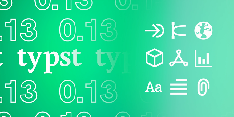 Typst 0.13 released with semantic paragraphs, improved outlines & curves, and much more