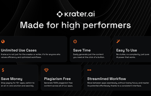 Krater.ai screenshot 1