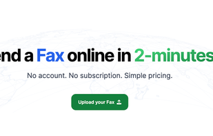 JustFax Online screenshot 1