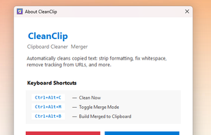 CleanClip for Windows screenshot 1