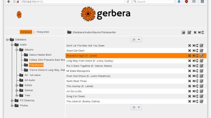Gerbera screenshot 1