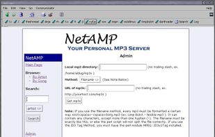 NetAMP screenshot 2