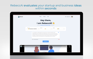 RebeccAi evaluates your idea within seconds