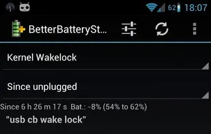 BetterBatteryStats screenshot 1