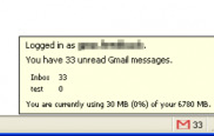 Gmail Notifier (by Doron Rosenberg) screenshot 1