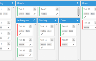 webix kanban board can be easily embedded into your app
