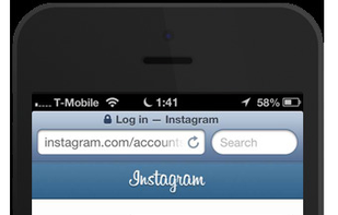 Sign in with your Instagram account