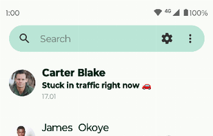 Fossify Messages screenshot 1