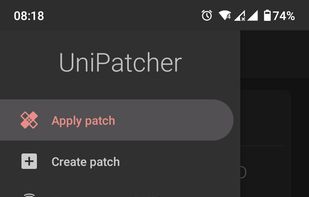UniPatcher screenshot 1