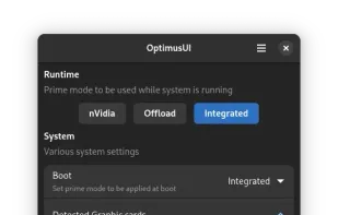 OptimusUI screenshot 1