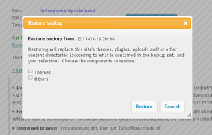 UpdraftPlus screenshot 2